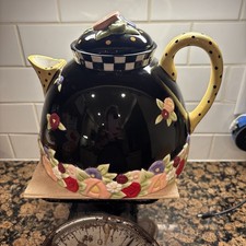 Mary Engelbreit Cottage Rose Teapot Charpente...