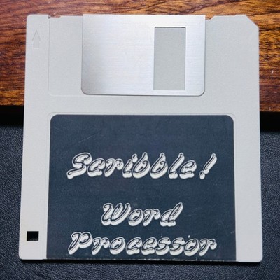 Scribble! Word Processor Software 3.5in Floppy Disk 1986 Micro-Systems