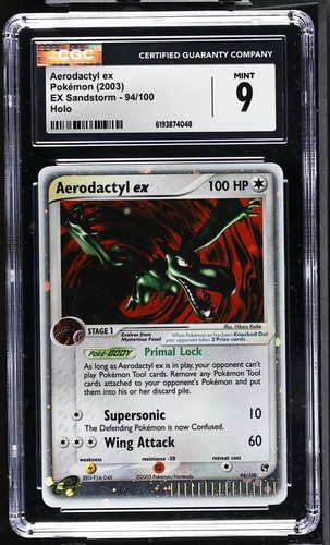 Aerodactyl ex graded CGC 9 for sale on eBay