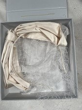 Kristin Ess The Veil Headband Womens One Size White Satin Wedding Party