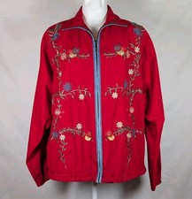 Vintage Koret City Blues Embroidered Jacket S...