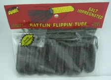 Arkie AR-9 Salt Impregnated Rattlin Flippin Tube Green Neon 8CT