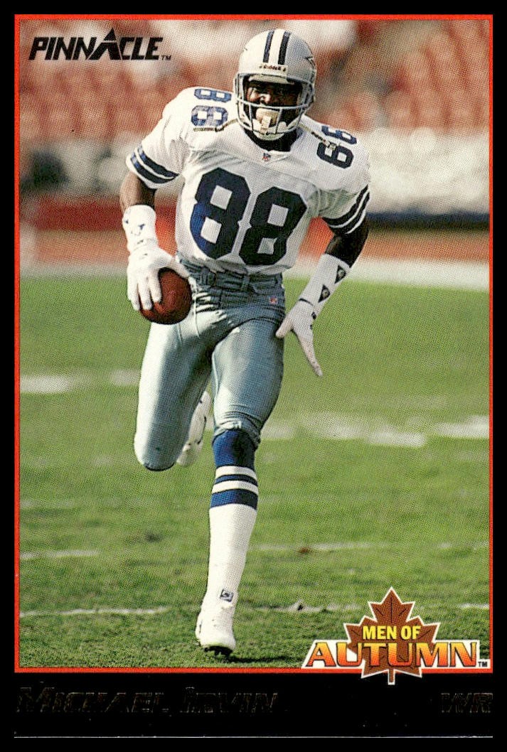 1993 Score #6 Michael Irvin Pinnacle Men of Autumn Dallas Cowboys