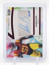 SOLOMON BYRD 2024 SAGE ASPIRE FOOTBALL ROOKIE RC AUTO RED FOIL /50 #ASP-SB Q1134