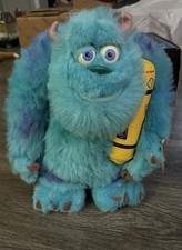 Disney Pixar Monsters Inc Electronic Talking Light Up Sully 14  Blue Furry