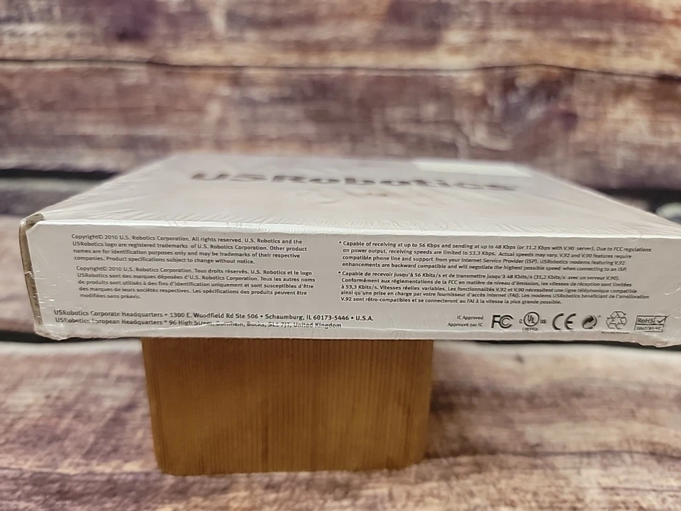 US Robotics 56K V.92 USB Dial-up Soft Modem - Fax/Modem (USR5639) - New in Box - Image 2 of 3