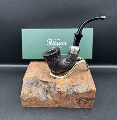 Peterson System Standard Sandblast Finish X Large Bent Calabash Bruyère Pfeife XL315