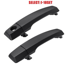 For Nissan Titan 2004-15 Front Driver Passenger Black Outside Door Handle 2-20X