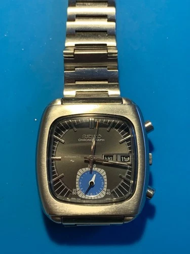 Vintage Seiko Monaco flyback chronograph 1972 7016-5000