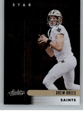 2020 PANINI ABSOLUTE STAR GAZING #1 DREW BREES NEW ORLEANS SAINTS FOOTBALL