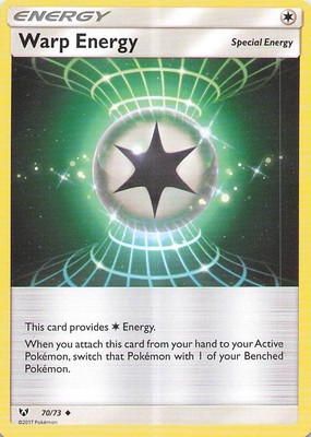 Warp Energy Uncommon Shining Legends 70/73 NM Normal