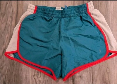 Danskin Now Shorts Size Small (4-6) Green Pink White Polyester Athletic Shorts
