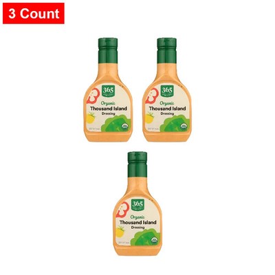 365 By WFM, Organic Thousand Island Dressing, 16 Oz - 3 Count