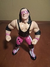 WWF Hasbro Bret “The Hitman” Hart Purple Heart Wrestling 1991 Rare Mint WWE