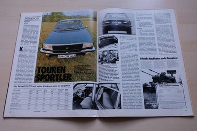 Rallye Racing 02/1978 Renault R 20 TS mit 109PS im Fahrbericht auf 2 Seiten