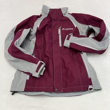 Klim Alpine Parka Jacket Womens Medium Purple Gray Scotchlite Snowmobile Casual