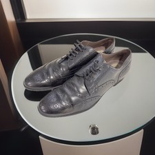 Dolce Gabbana 5756 Made in Italy Size 9 Black shoes Lace Up Wingtip