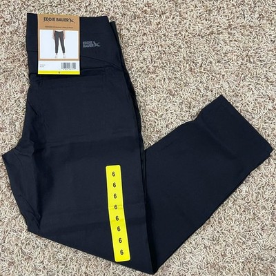 Eddie Bauer Women's Horizon Pants Black, Size 6 (New)