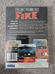 Sega Saturn Black Fire Cib Complete In Box with Manual