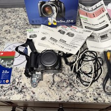 Canon PowerShot S3 IS 6.0MP Digital Camera Black In Box  For Parts Not Working