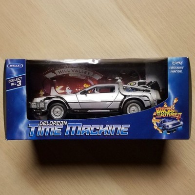 NIB Welly Back to the Future 2 II Delorean Time Machine 1:24 Diecast 