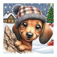 Dachshund Diamond Art Kits for Adults, 5D Diamond Painting Kits for