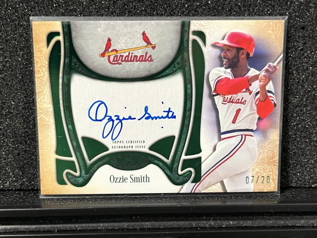 Ozzie Smith Baseball Serial Numbered Sports Trading Cards