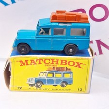 Matchbox Lesney 1-75 Series No.12 Safari Land Rover Boxed Die-Cast
