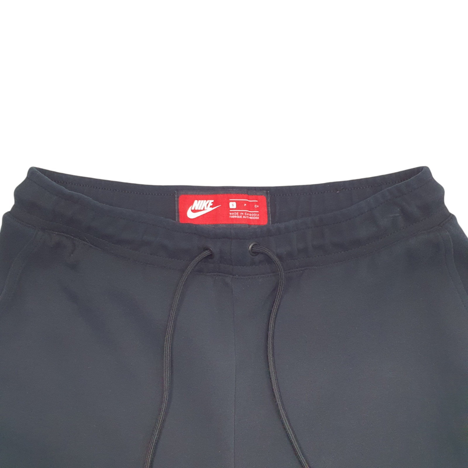 NIKE Black Sweat Cotton Blend Shorts Mens W28 image 2