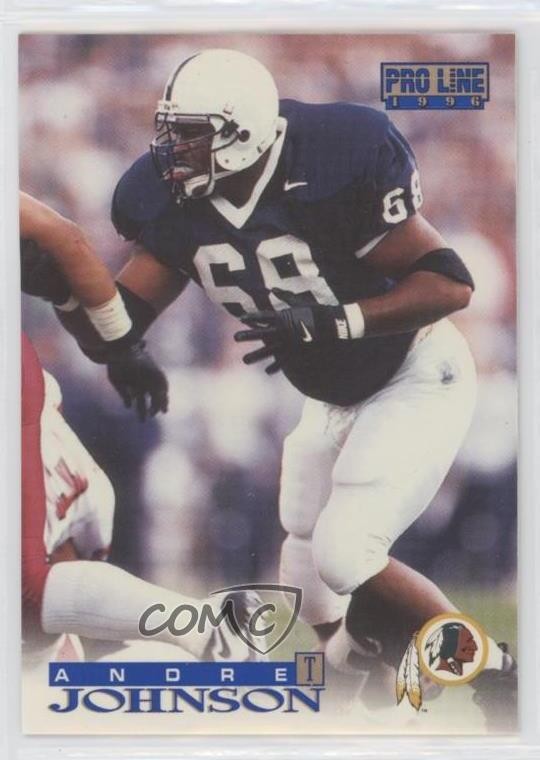 1996 Pro Line Andre Johnson #337 Rookie RC uq5