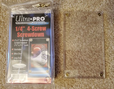 20 - Ultra Pro 1/4 Screw Screwdown non recessed holder For Regular Cards