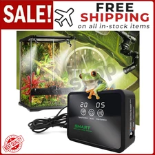 Reptile Fogger Automatic Reptile Mister Fogger for Terrarium, Timed Terrarium