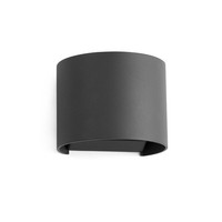 Outdoor LED Wandleuchte Sunset 6W, 3000K, IP54, Dunkelgrau