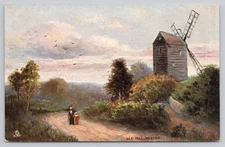 Old Mill Keston Scenic Vintage Postcard by Raphael Tuck & Sons