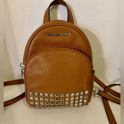 Michael Kors Abbey XS studded shoulder backpack. Used. Excellent condition.