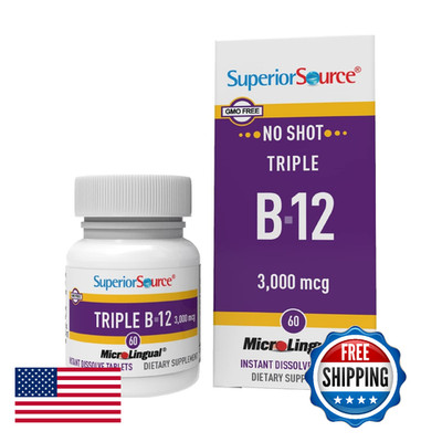 Superior Source NO Shot Triple B-12 3000mcg - Cardiovascular & Energy Support