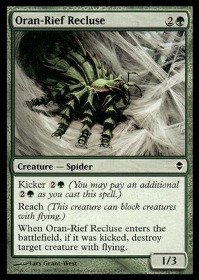 Oran-Rief Recluse Zendikar MTG Magic the gathering card