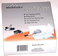 3 Piece Digital Lens Cleaning Kit Cleaner Care Filter Merkury Camera Lens Filter