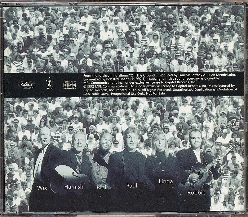 Paul McCartney - Hope of Deliverance - RARE promo radio only CD single '92