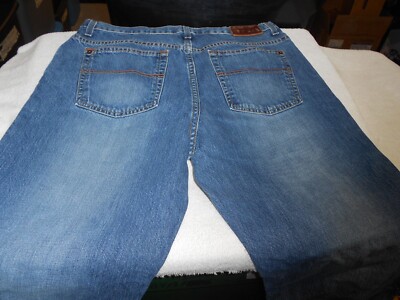 Mens TASSO ELBA CLASSIC 5 Pocket blue denim jeans 33 x 29 (Actual)