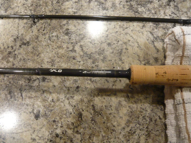 Rainshadow MED 8 a 12 3/8 a 3/4 8'6" varilla de fundición cabeza de acero Foto 3 de 4