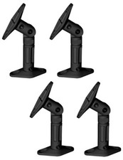 4 Pack Lot - Black Universal Wall or Ceiling Speaker Mounts Brackets fits BOSE
