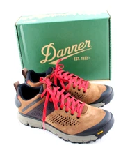 New DANNER Trail 2650 Size 10 D Brown Leather Men's Hiking Shoes MSRP $190