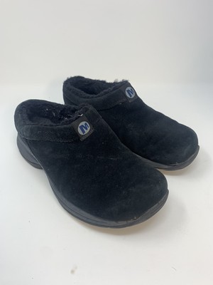 merrell sheepskin lined clogs