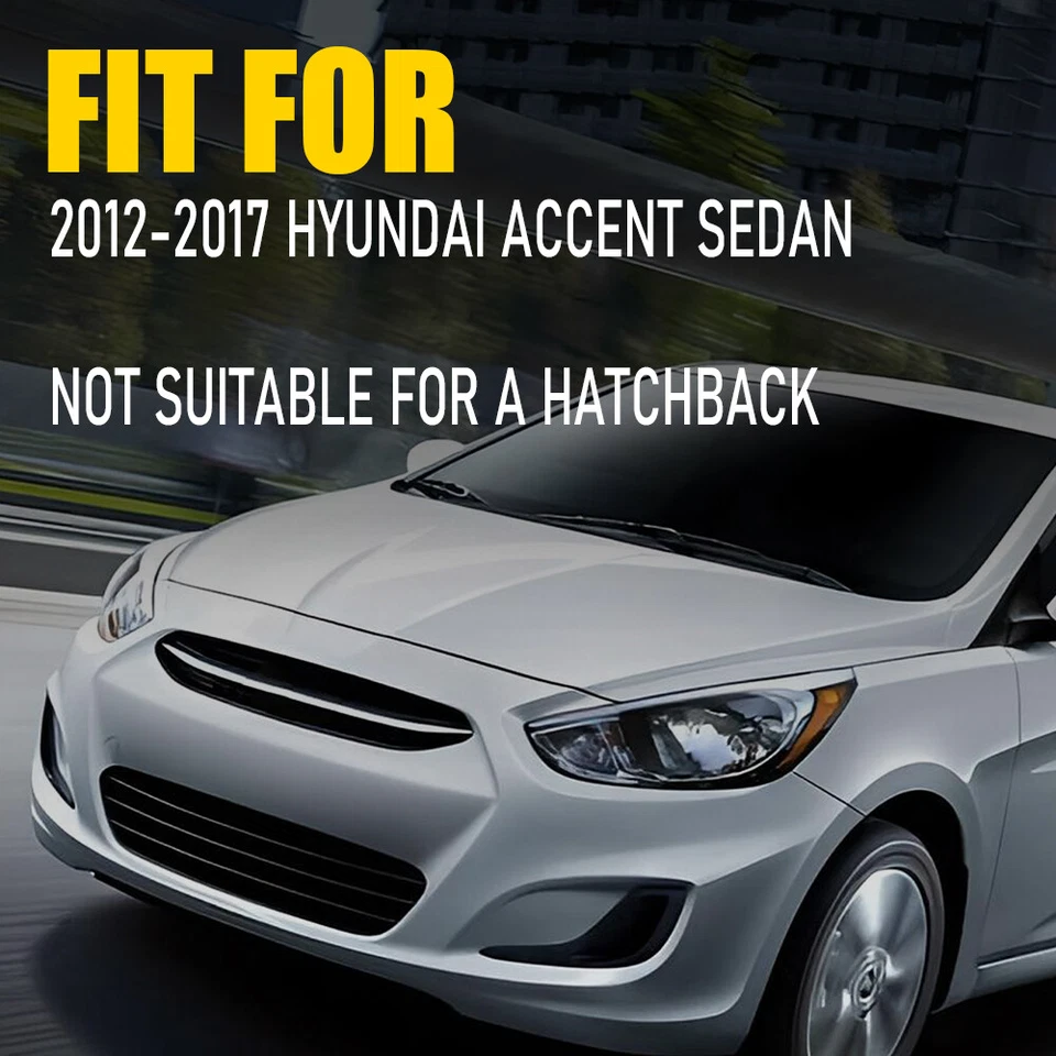 Para Hyundai Accent 2012-2017 LED Parachoques Trasero Lámpara Parada Reflector Luz de Freno EE. UU. Foto 3 de 4