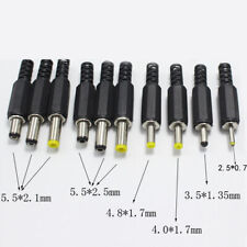 5.5 x 2.1mm 2.5mm 4.8x1.7 4.0x1.7 3.5x1.35 Male Solder DC Power Plug Connector