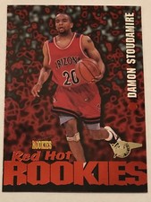 1996 Signature Red Hot Rookies DAMON STOUDAMIRE Arizona R4, NRMT, RARE!