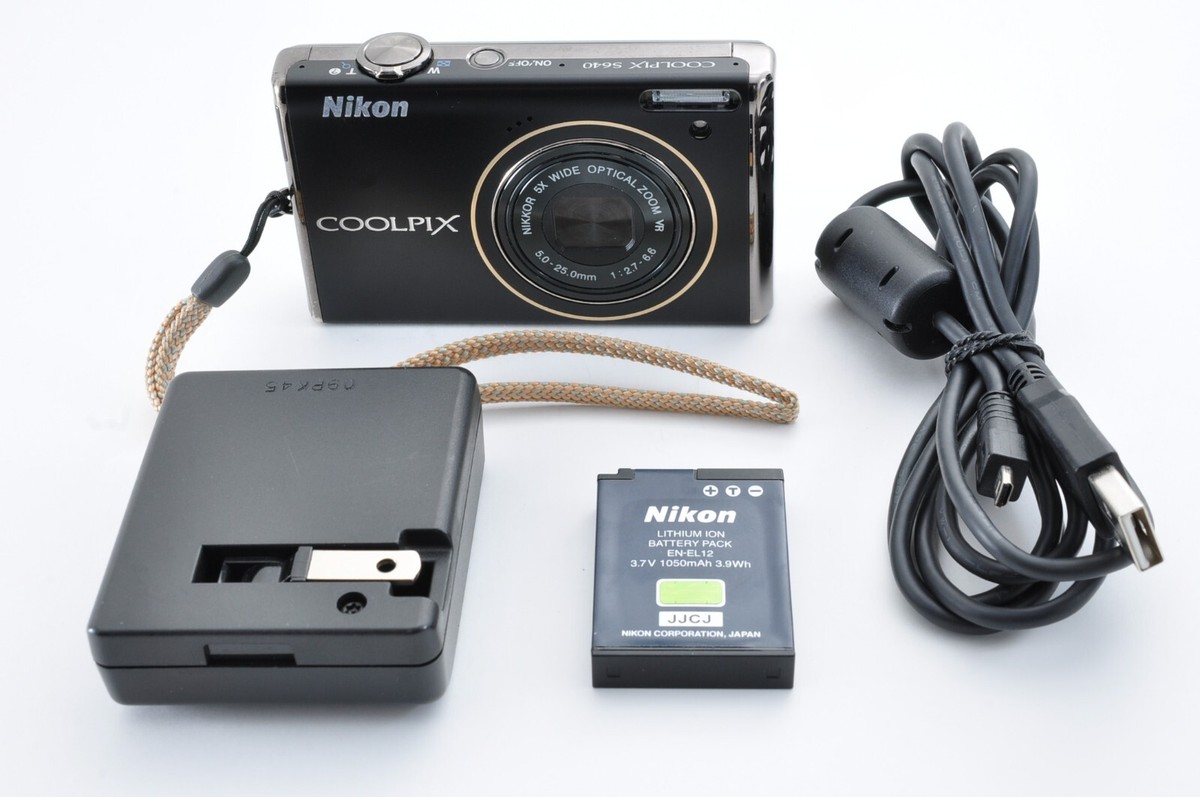 Mint ] Nikon Coolpix S640 Black 12.2MP Compact Digital