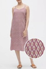 NWT GAP Women’s Size XXL Lightweight Burgundy Print Midi Dress