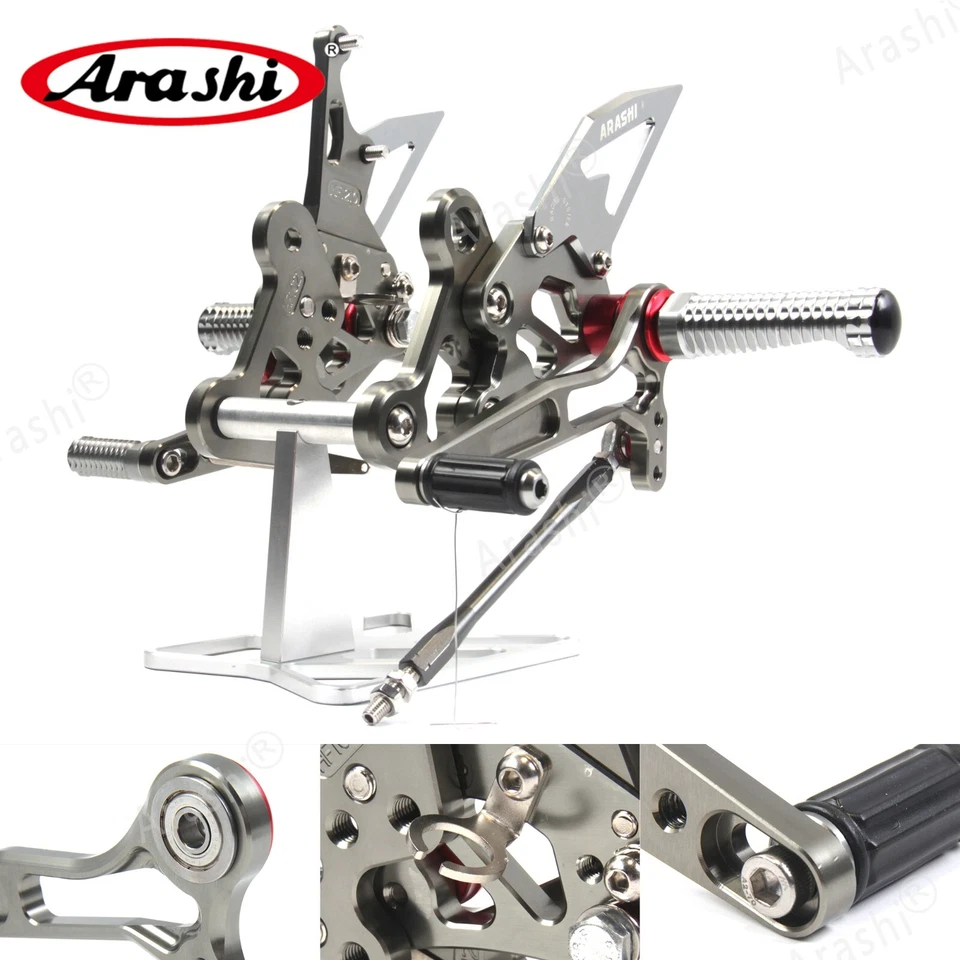 Reposapiés reposapiés de carreras para Suzuki GSXS750 2021 2020 2019 2018 2017 2016 Foto 2 de 4